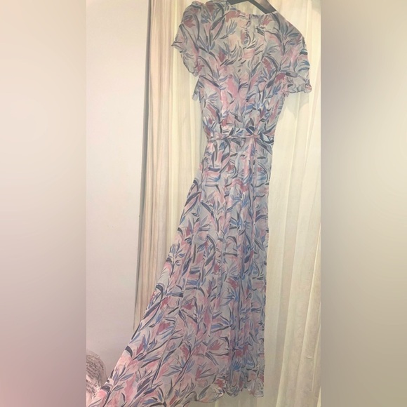 Club Monaco Floral Maxi Wrap Dress 🌸NWT - Picture 6 of 10